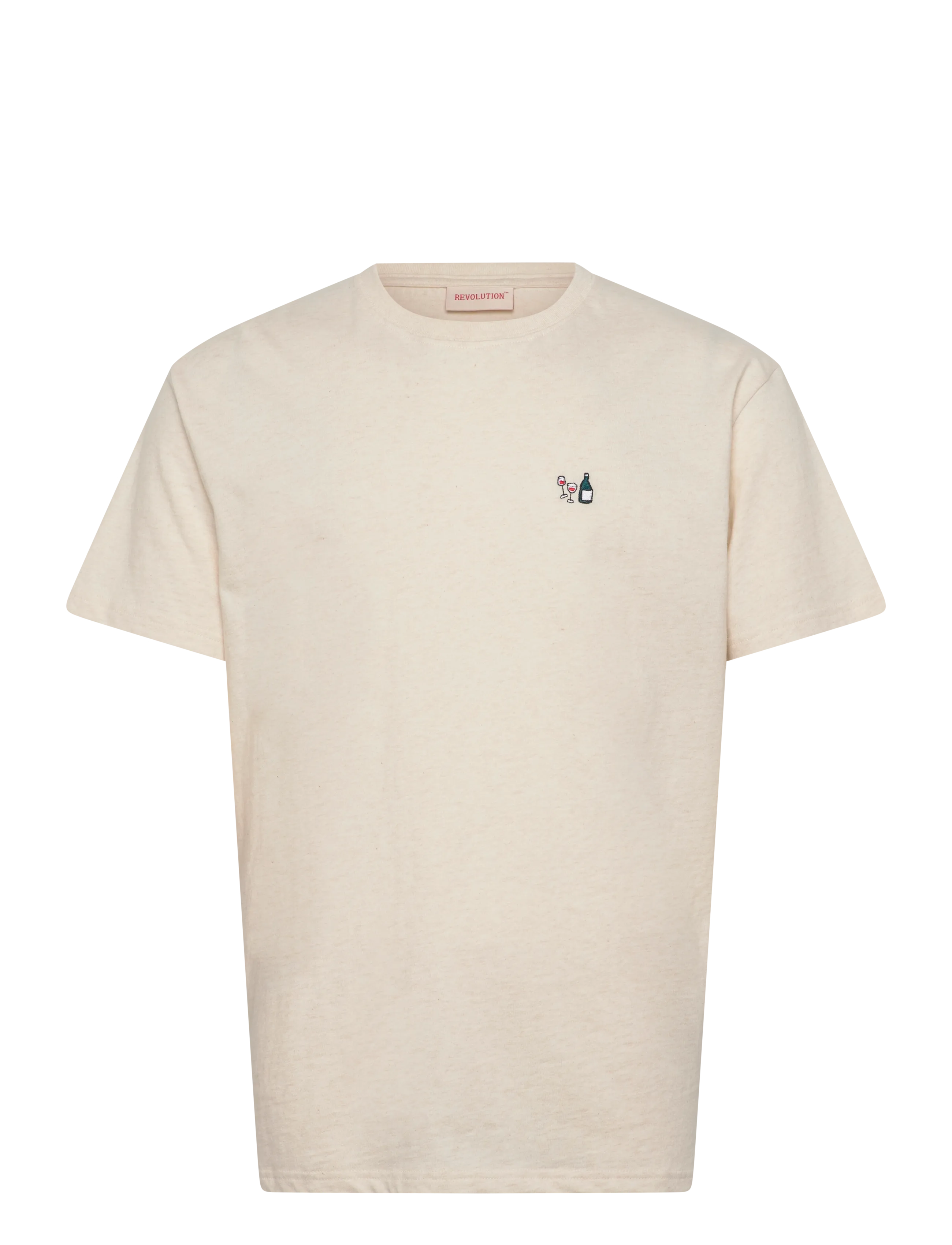 REVOLUTION Application T-Shirt Cream - XXL - Herren