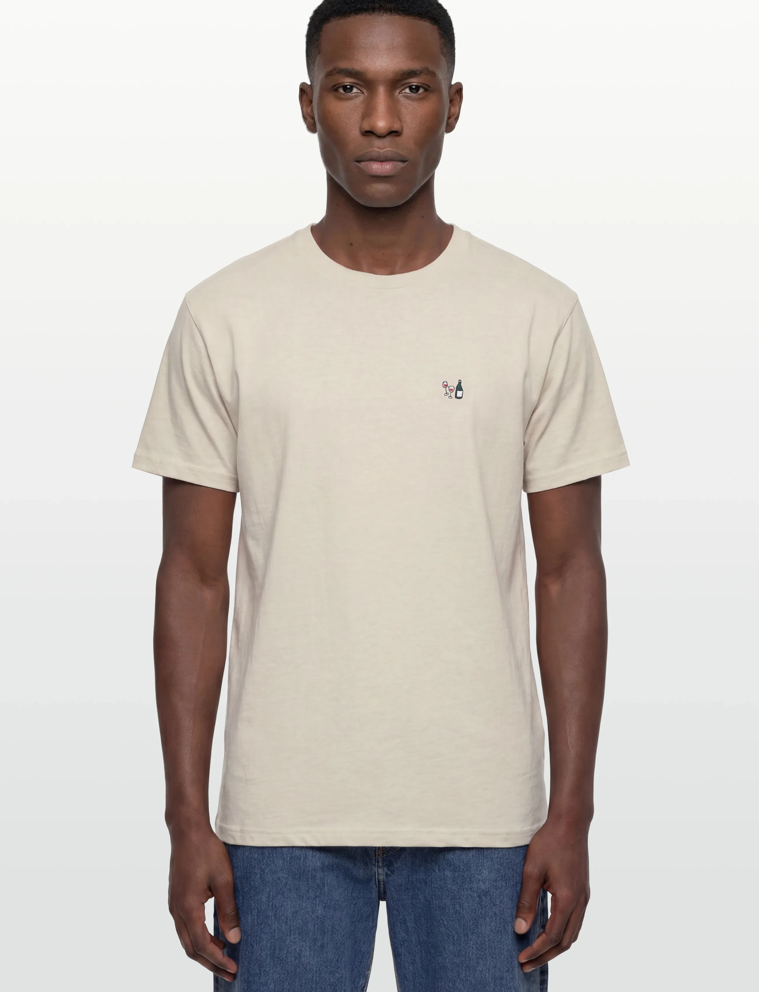 Revolution - Application T-Shirt - short-sleeved t-shirts - offwhite-melange - 3
