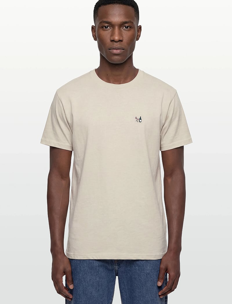 Revolution - Application T-Shirt - kortärmade t-shirts - offwhite-melange - 3