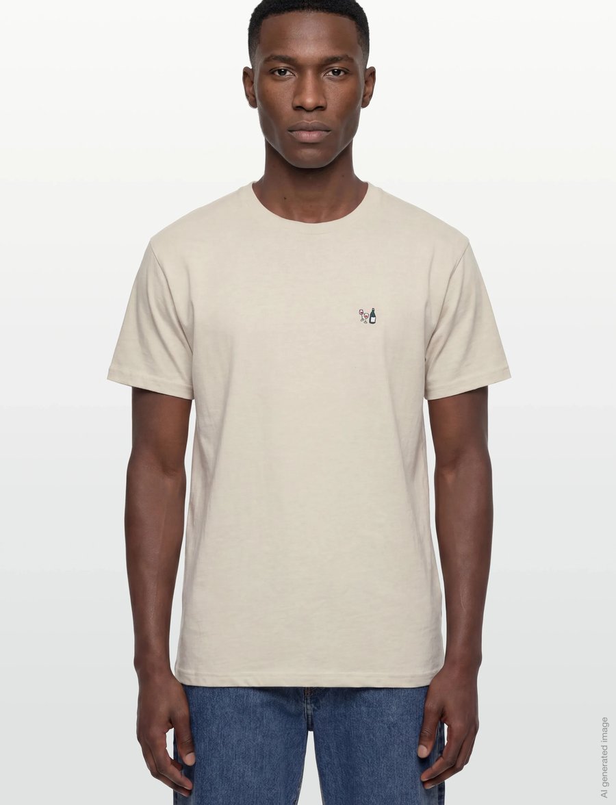Revolution - Application T-Shirt - kurzärmelig - offwhite-melange - 3