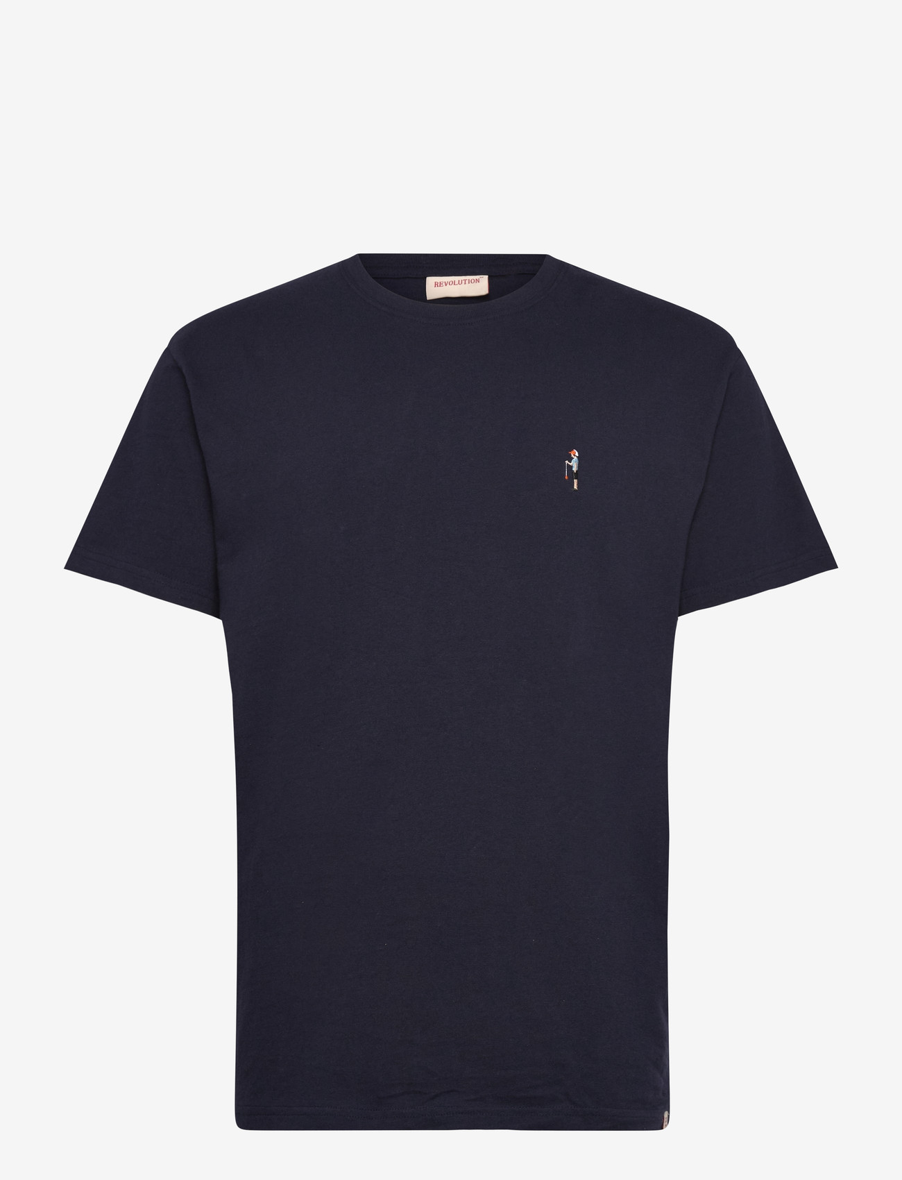 Revolution - Application T-Shirt - laveste priser - navy-melange - 0