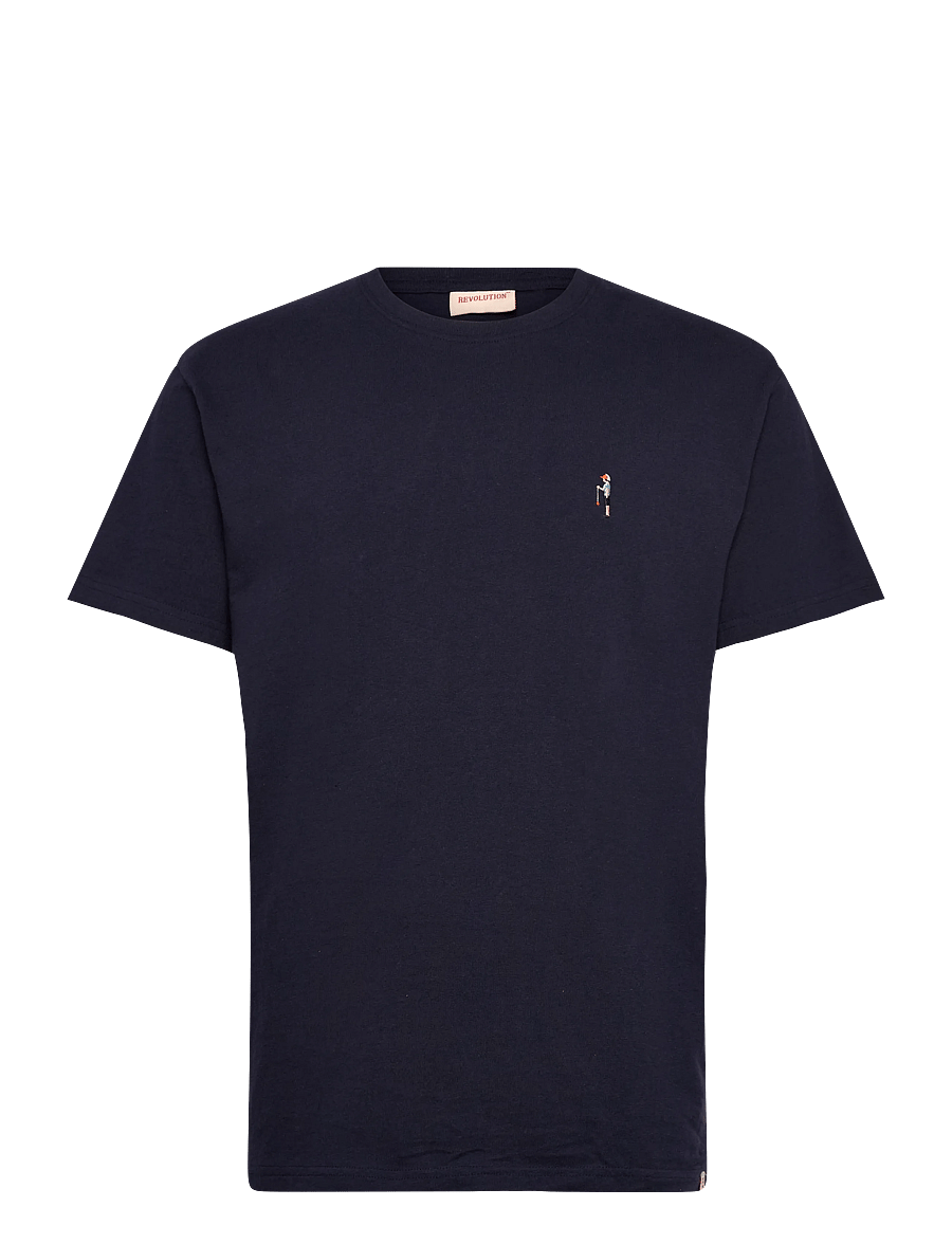 Revolution - Application T-Shirt - kortermede t-skjorter - navy-melange - 1