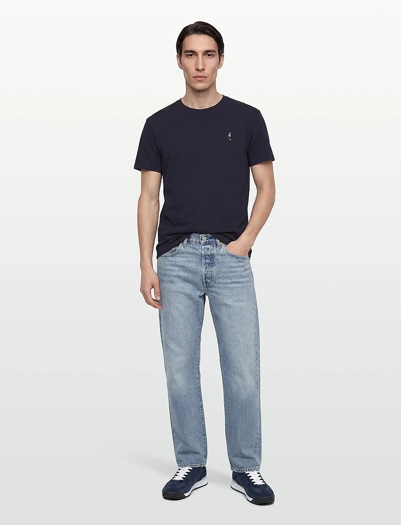 Revolution - Application T-Shirt - kurzärmelig - navy-melange - 0