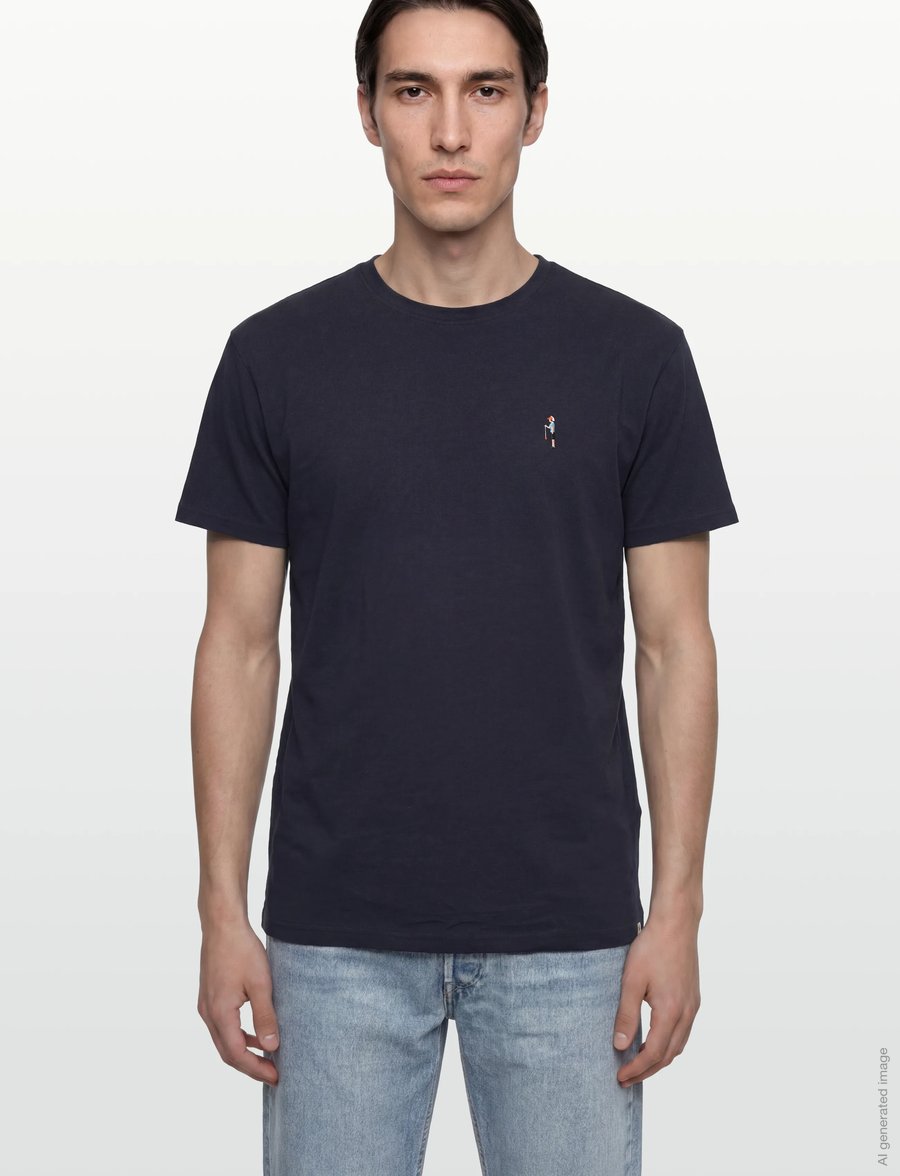 Revolution - Application T-Shirt - kortermede t-skjorter - navy-melange - 3