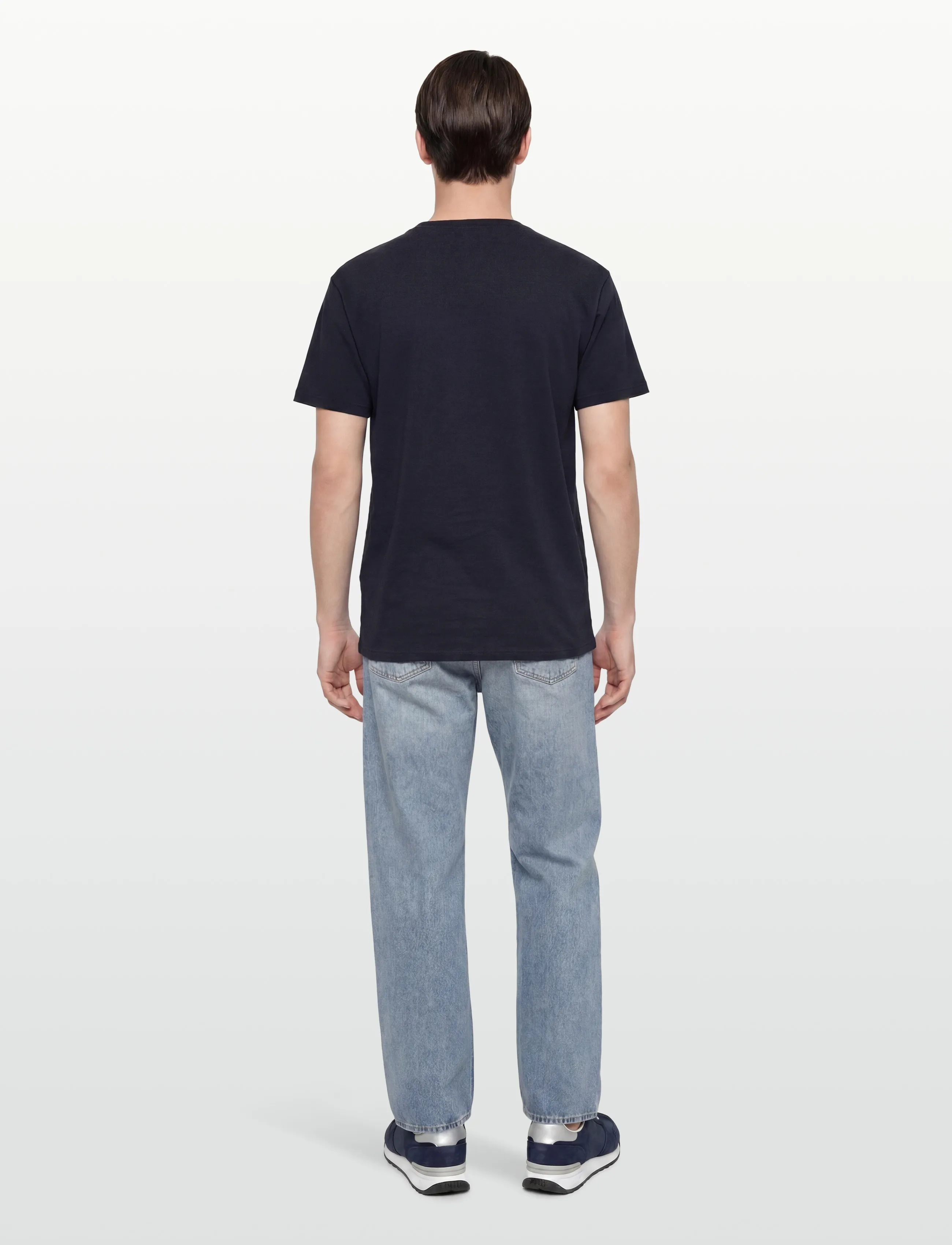 Revolution - Application T-Shirt - kortermede t-skjorter - navy-melange - 4