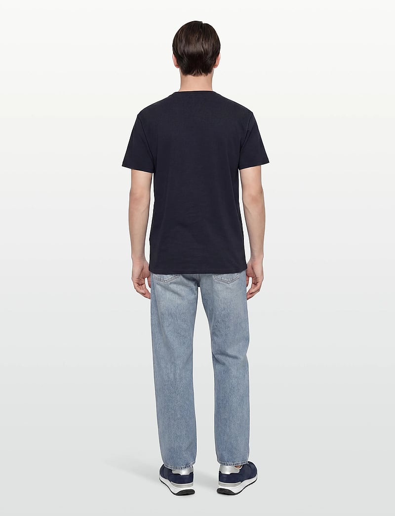 Revolution - Application T-Shirt - kurzärmelig - navy-melange - 4