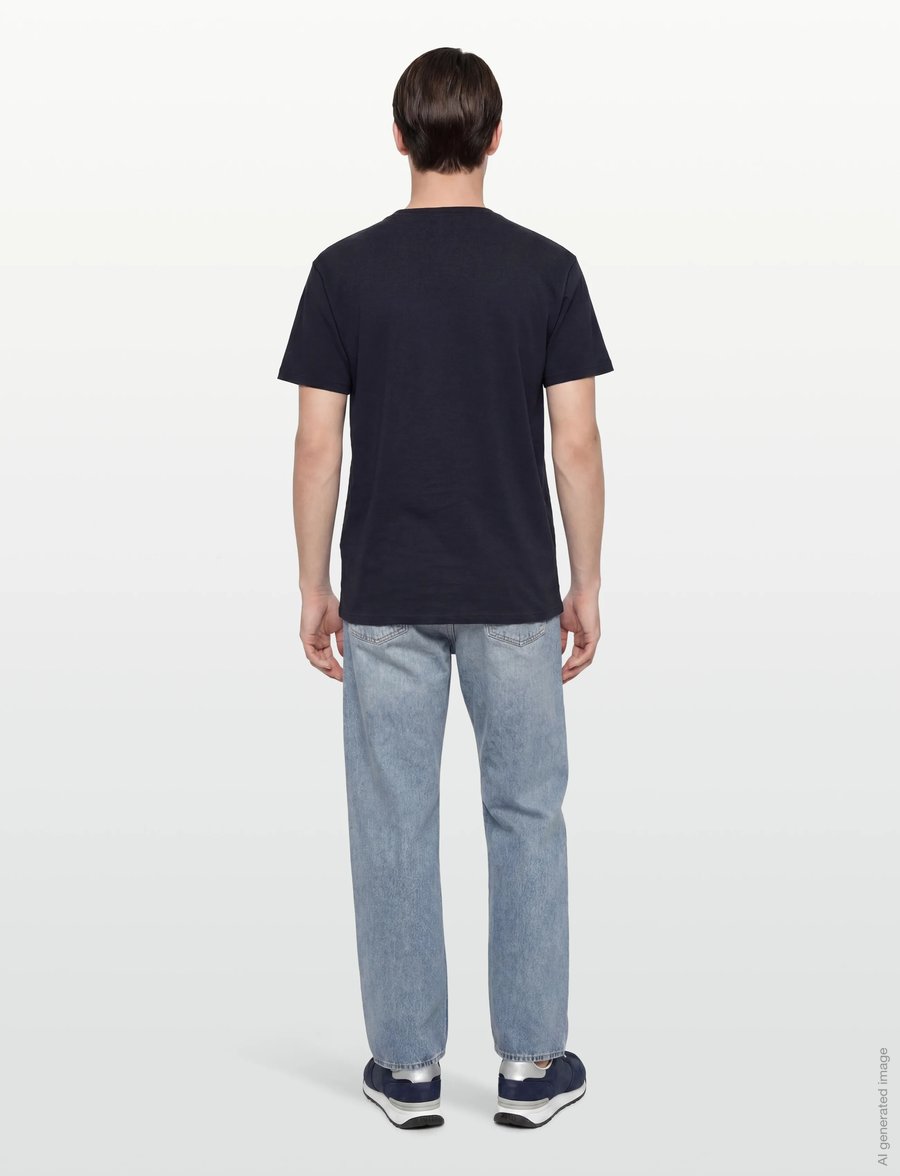 Revolution - Application T-Shirt - kortermede t-skjorter - navy-melange - 4