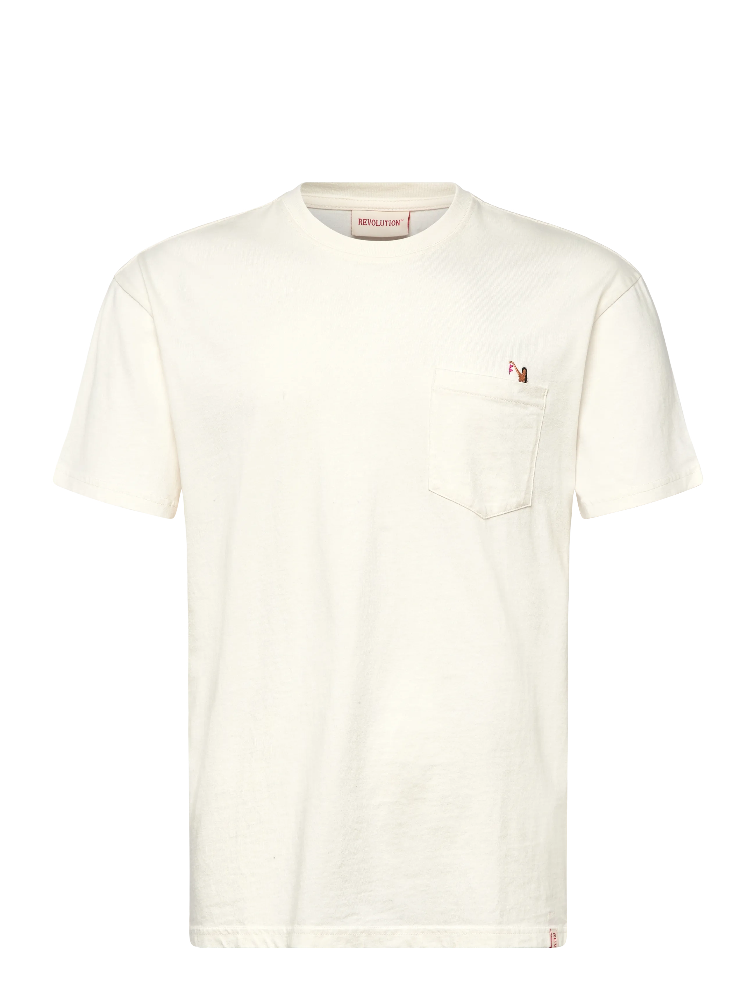 REVOLUTION Application T-Shirt Cream - S - Herren