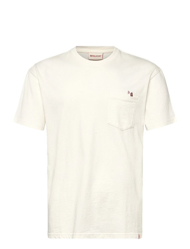 Revolution - Application T-Shirt - kortærmede t-shirts - offwhite - 1