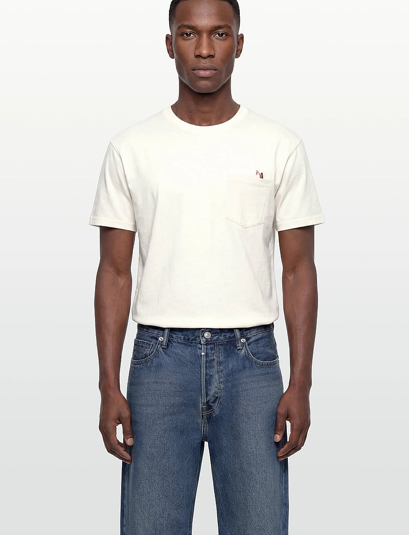 Revolution - Application T-Shirt - kortærmede t-shirts - offwhite - 3