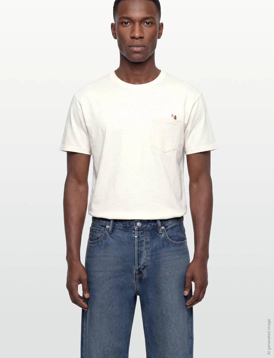 Revolution - Application T-Shirt - kurzärmelig - offwhite - 3