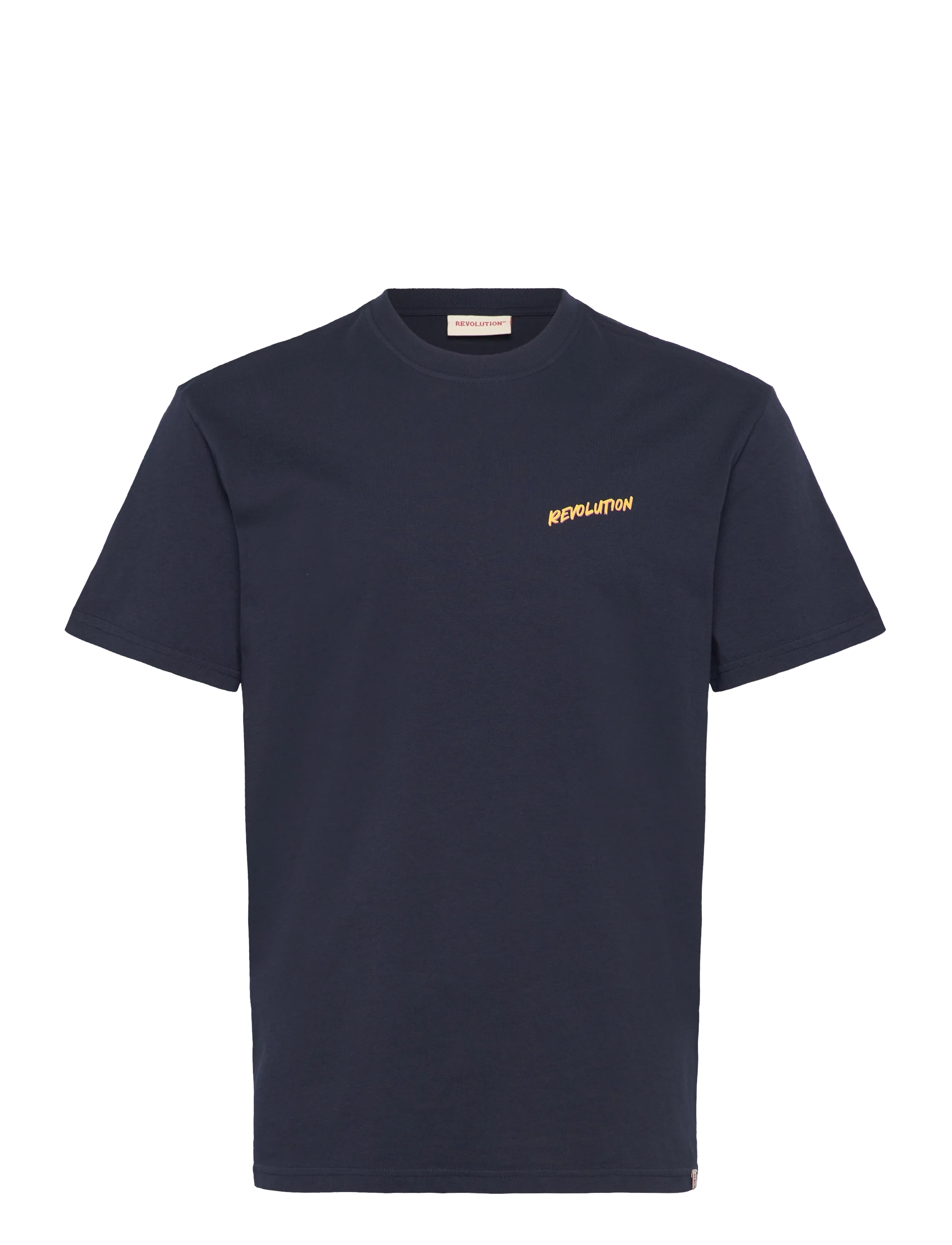 REVOLUTION Printed T-Shirt Navy - XL - Herren