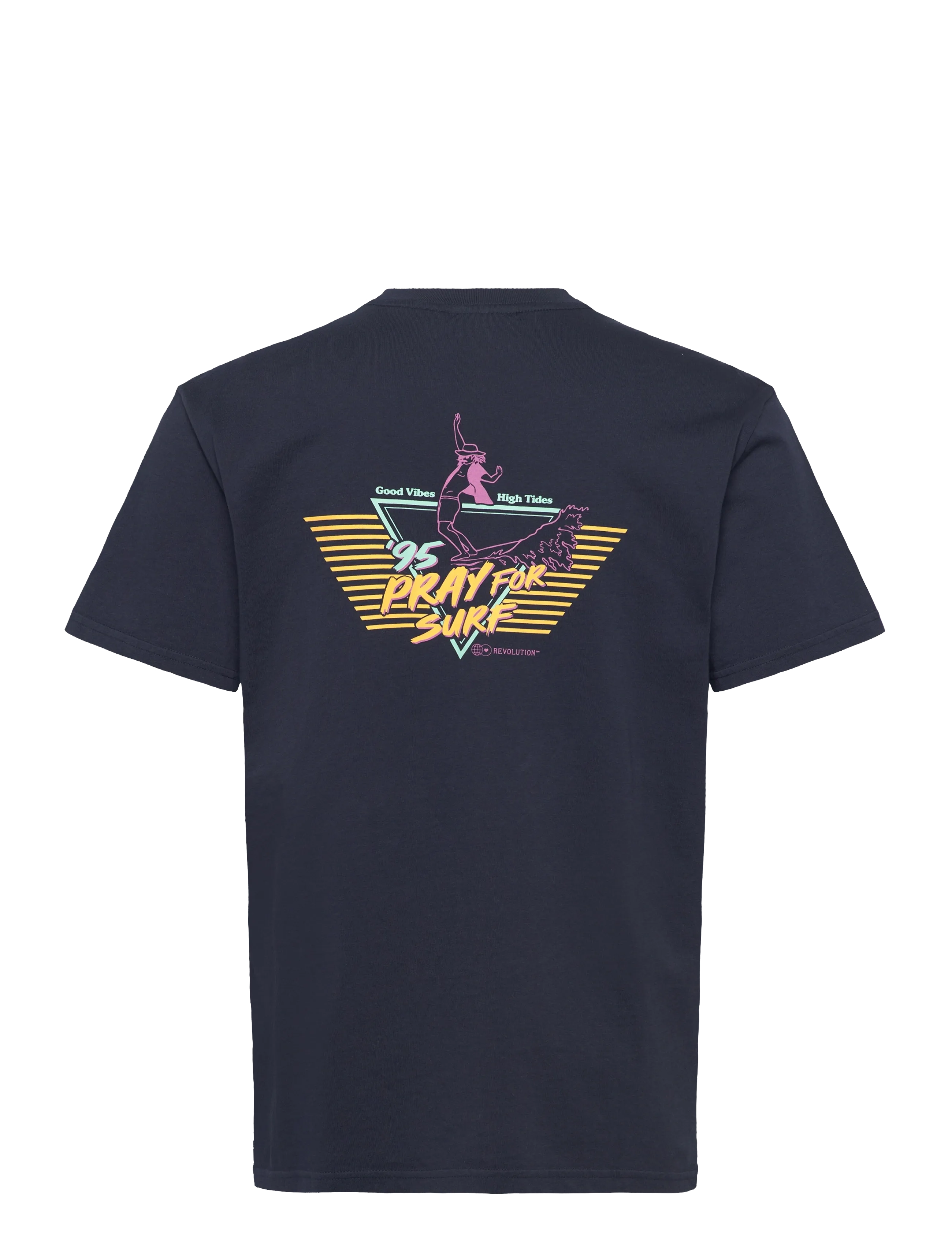 Revolution - Printed T-shirt - alhaisimmat hinnat - navy - 2