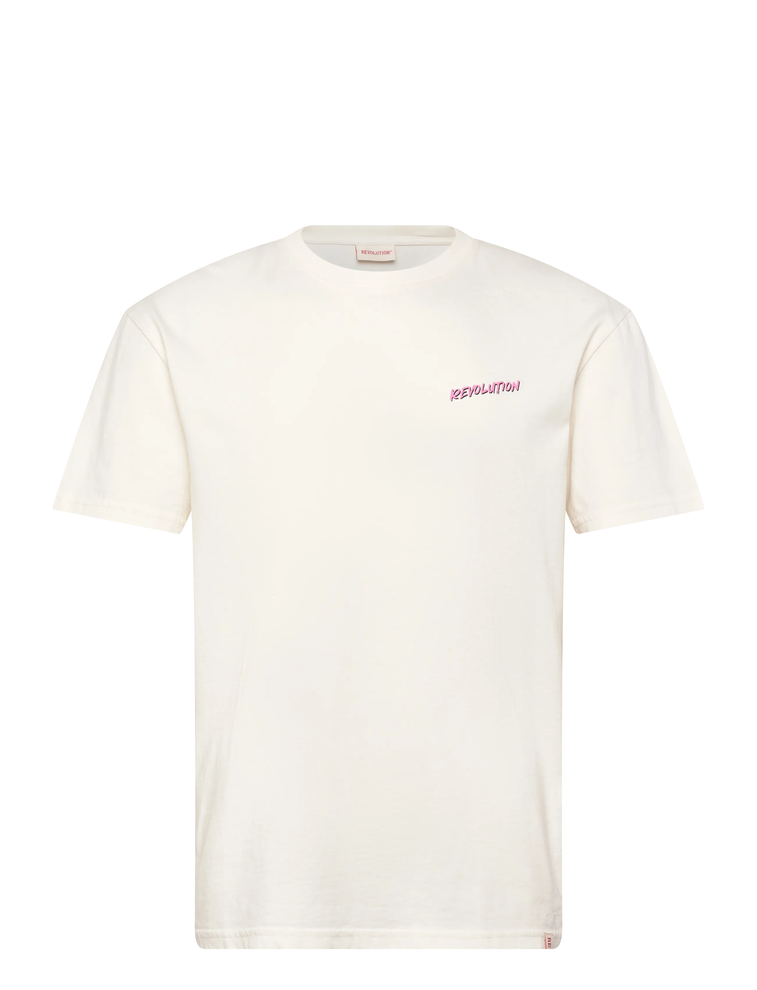 REVOLUTION Printed T-Shirt Weiß - L - Herren