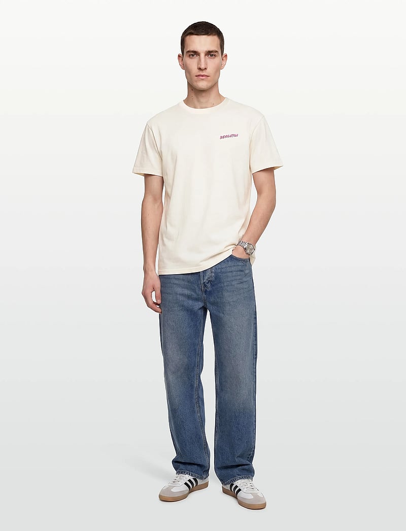 Revolution - Printed T-shirt - kortærmede t-shirts - offwhite - 0