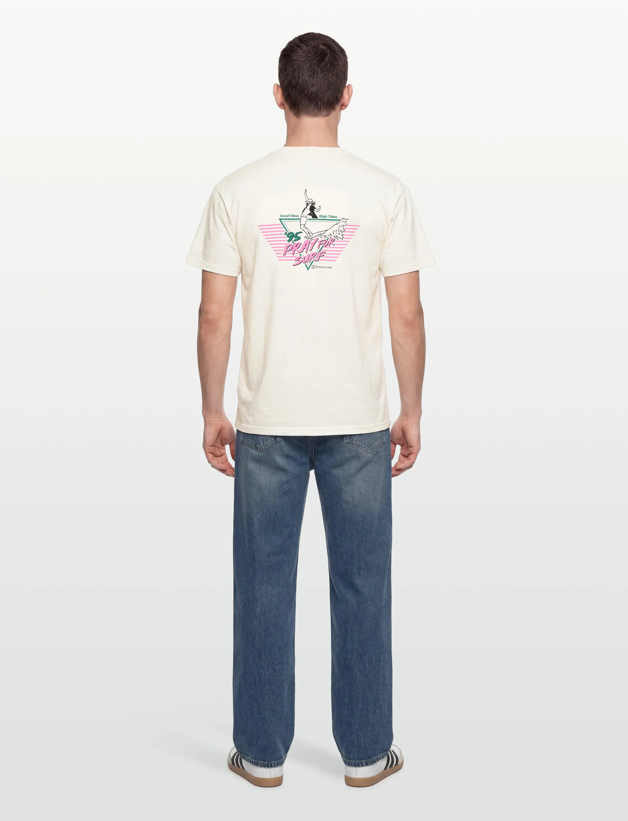 Revolution - Printed T-shirt - short-sleeved t-shirts - offwhite - 4