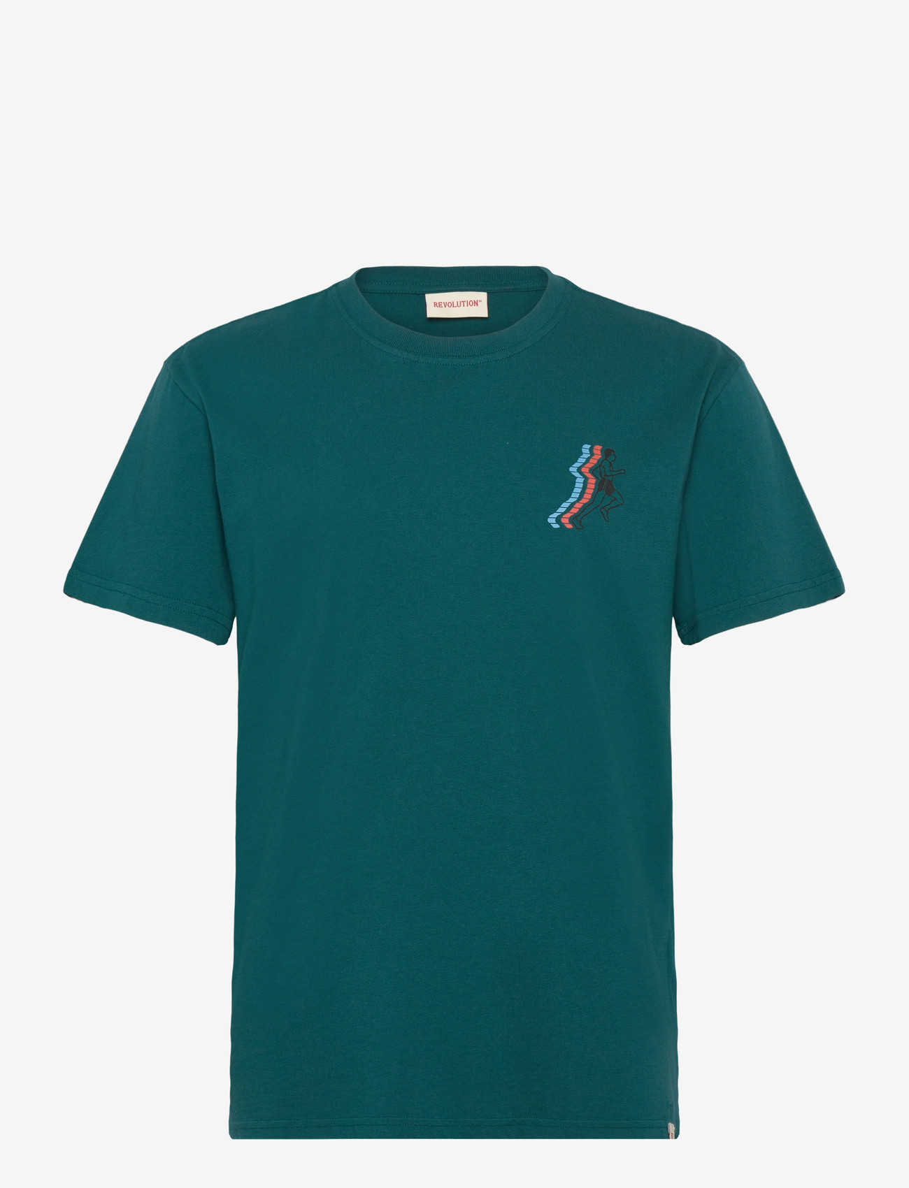 Revolution - Printed T-shirt - kortærmede t-shirts - darkpetrol - 0
