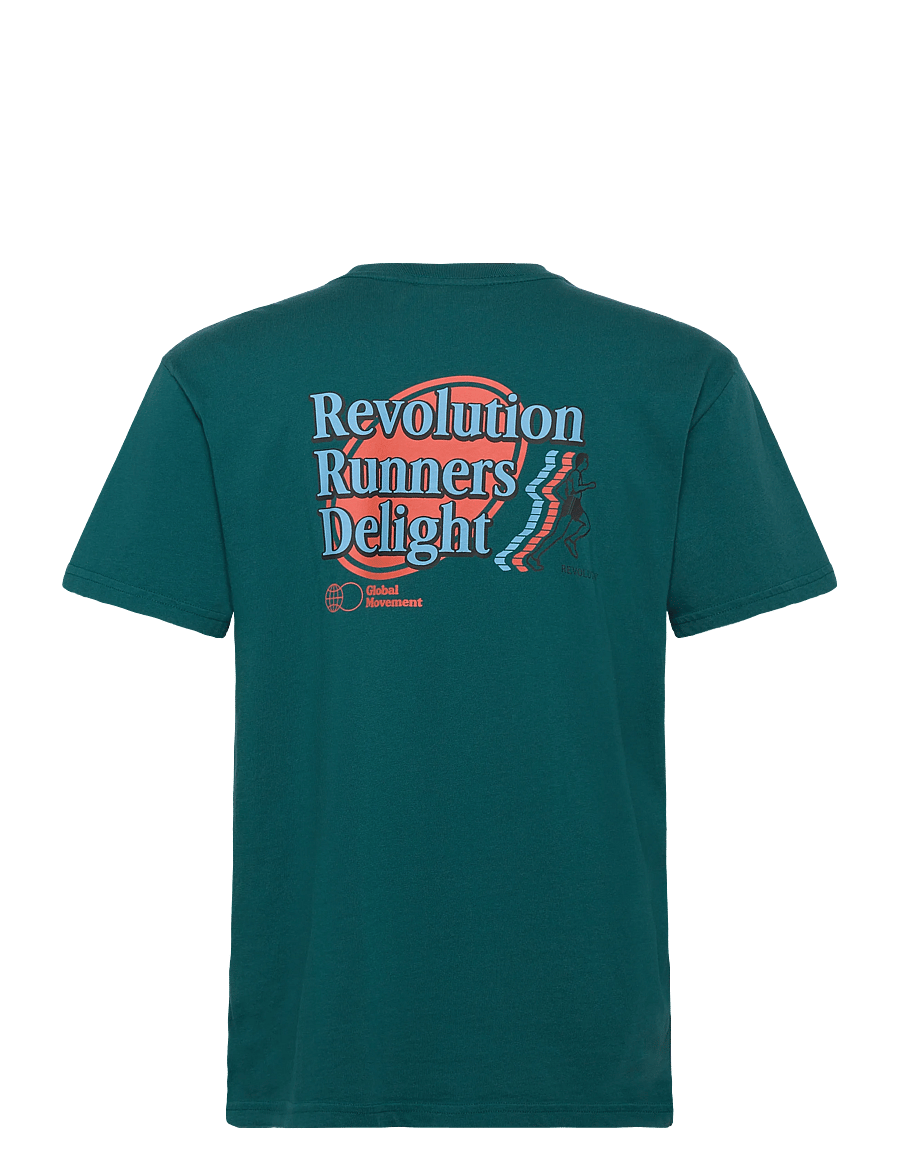 Revolution - Printed T-shirt - lühikeste varrukatega t-särgid - darkpetrol - 2