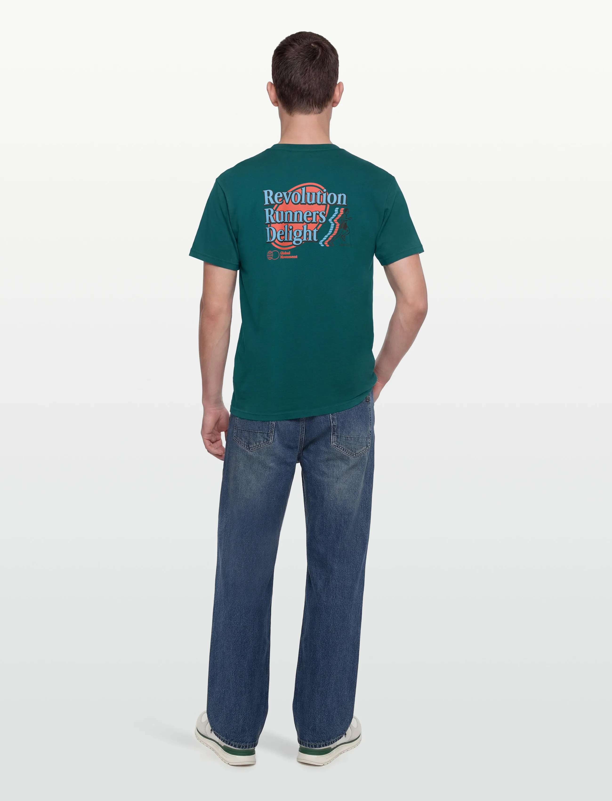 Revolution - Printed T-shirt - short-sleeved t-shirts - darkpetrol - 4