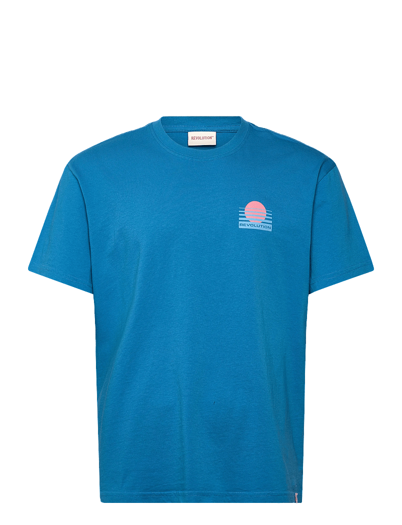 Revolution - Printed T-shirt - kortærmede t-shirts - blue - 1