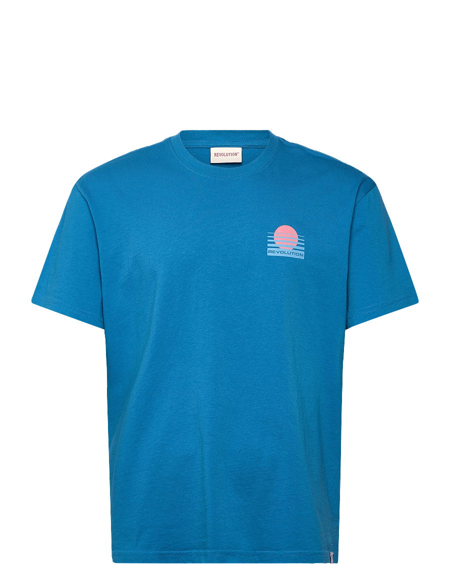 Revolution - Printed T-shirt - kurzärmelig - blue - 1
