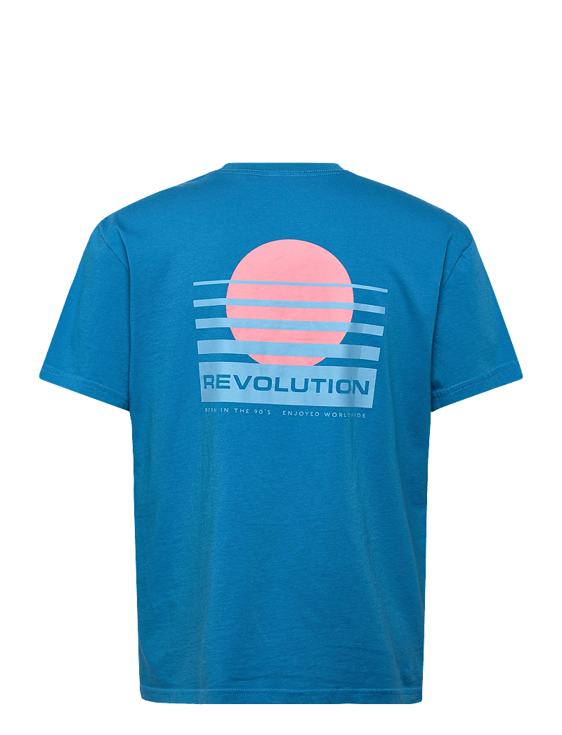 Revolution - Printed T-shirt - kortærmede t-shirts - blue - 2
