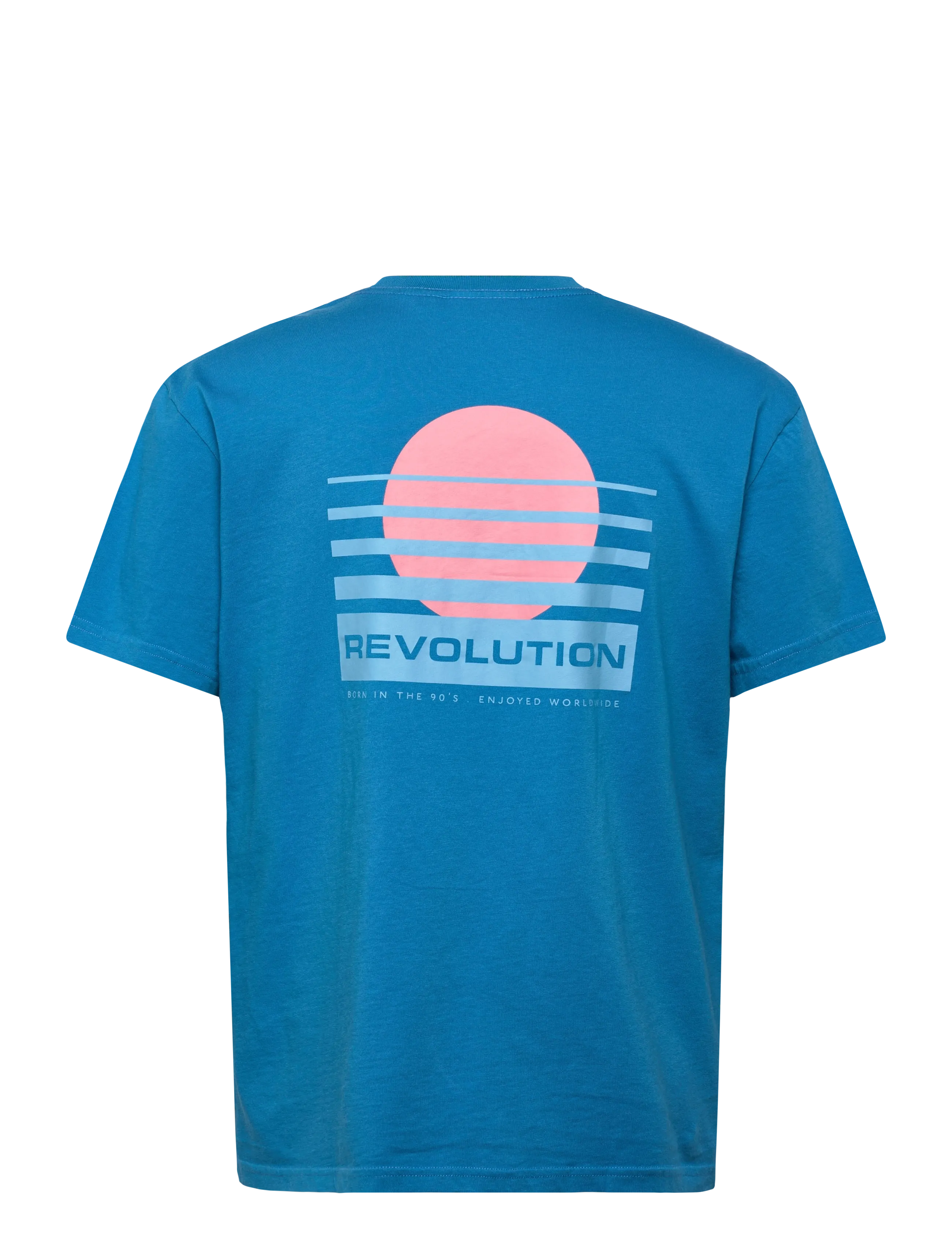 Revolution - Printed T-shirt - short-sleeved t-shirts - blue - 2