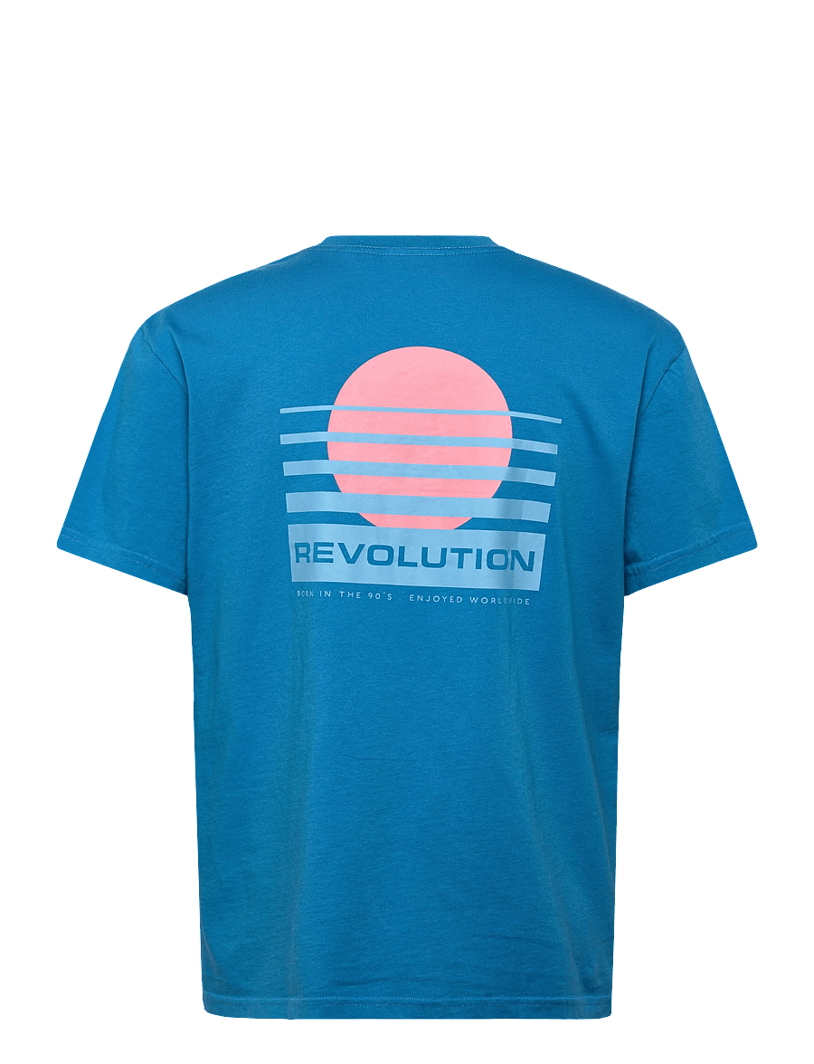 Revolution - Printed T-shirt - kurzärmelig - blue - 2