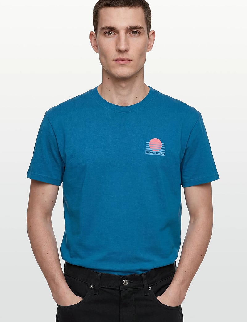 Revolution - Printed T-shirt - kortærmede t-shirts - blue - 3
