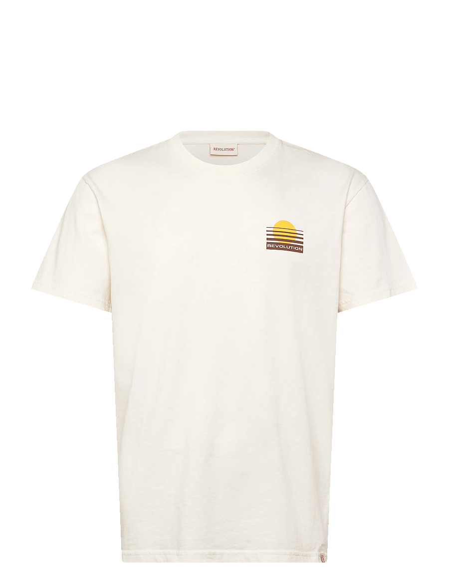 Revolution - Printed T-shirt - kortärmade t-shirts - offwhite - 1