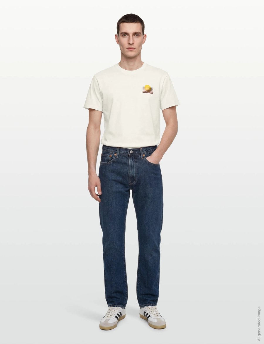 Revolution - Printed T-shirt - kortärmade t-shirts - offwhite - 0