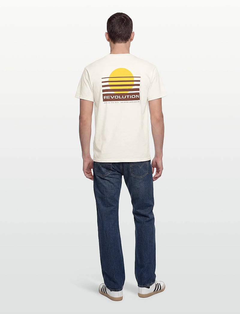 Revolution - Printed T-shirt - short-sleeved t-shirts - offwhite - 4