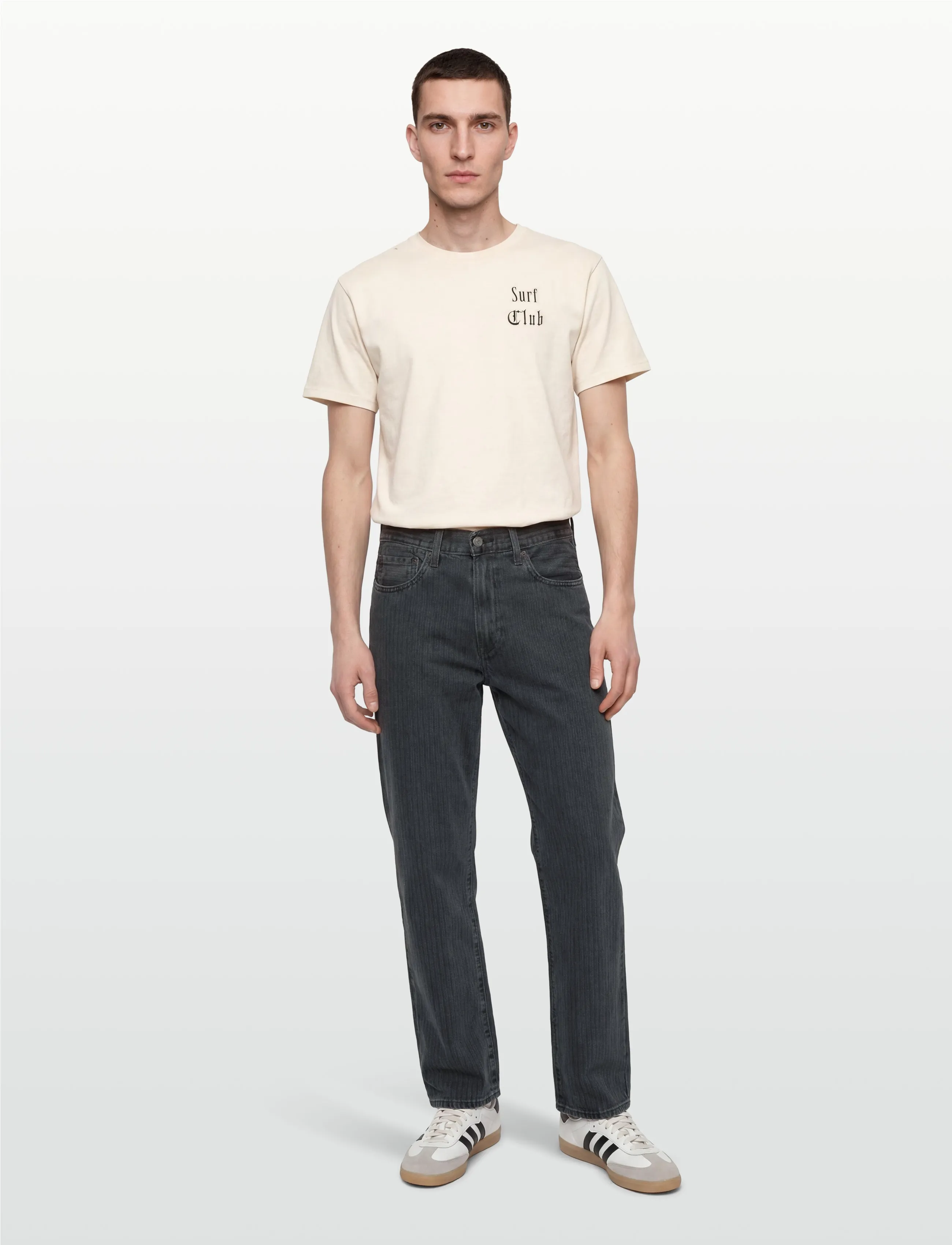 Revolution Printed T-Shirt, Mænd, Printet T-shirt, Cream, Str: M