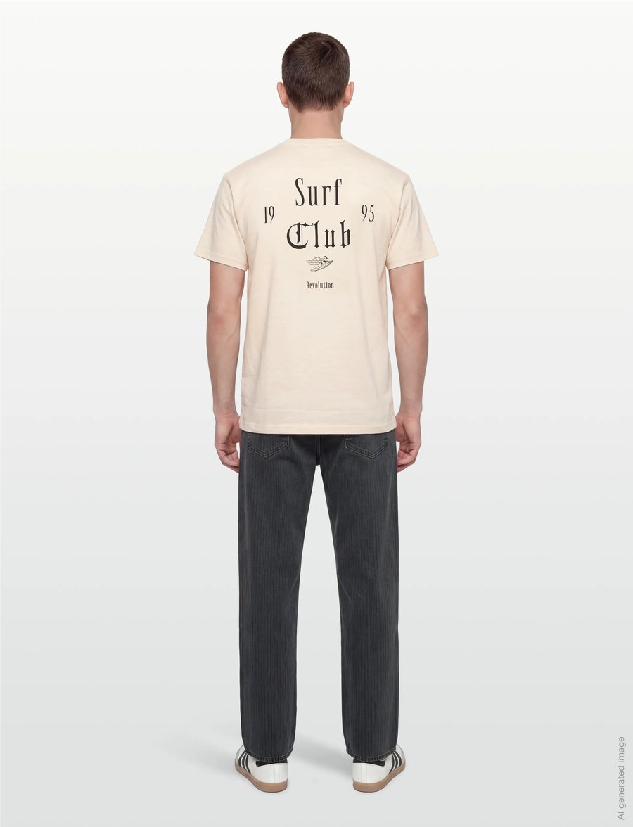 Revolution - Printed T-shirt - kurzärmelig - offwhite - 4