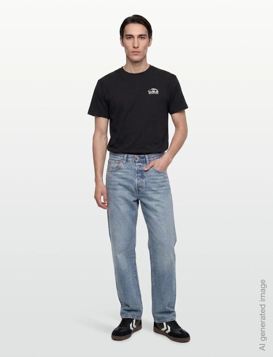 Revolution - Printed T-shirt - lühikeste varrukatega t-särgid - black - 0
