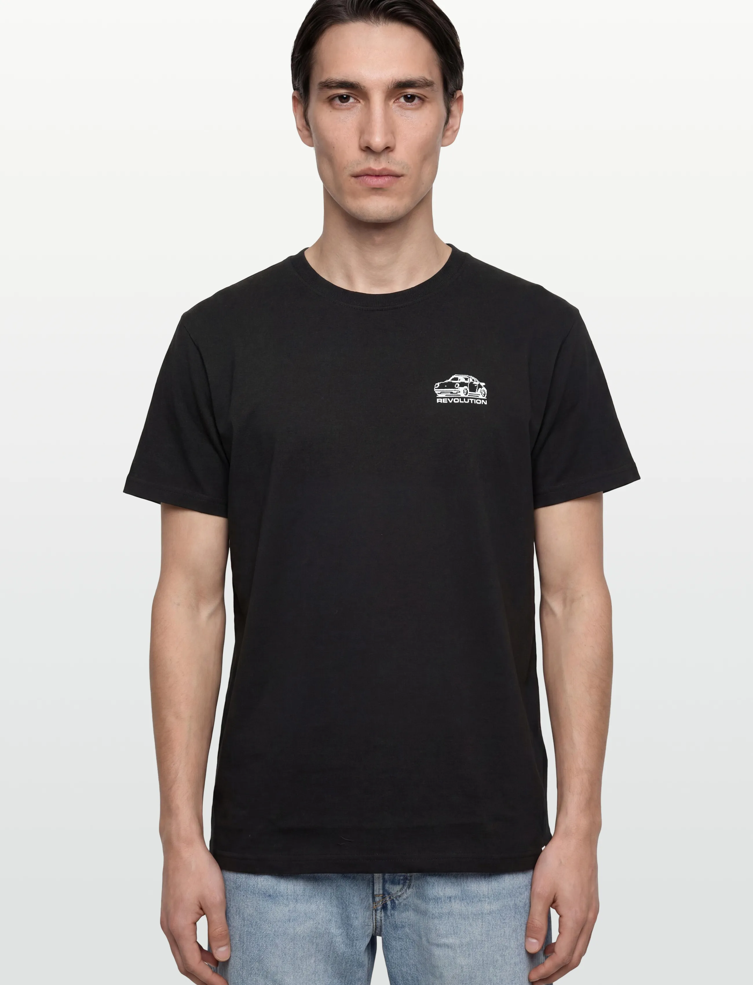 Revolution - Printed T-shirt - kortærmede t-shirts - black - 3