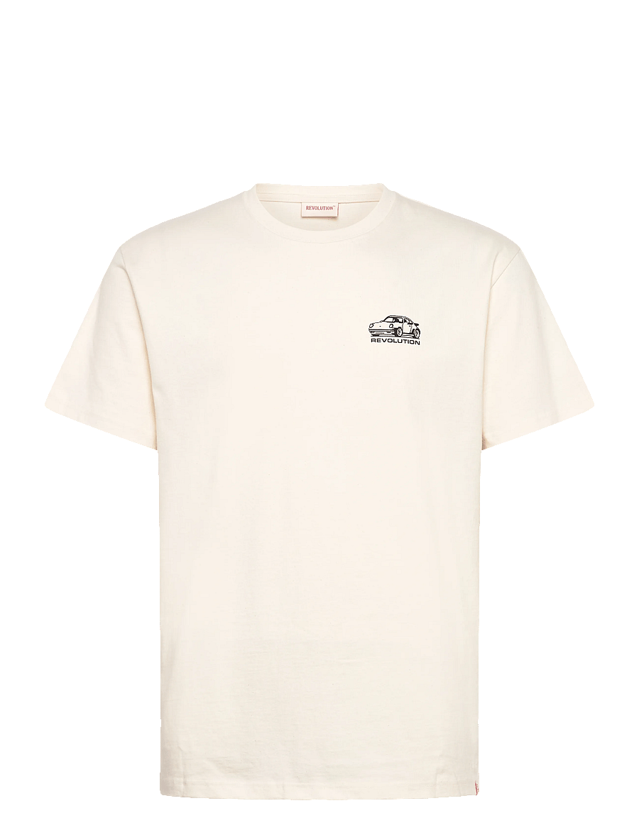 Revolution - Printed T-shirt - kortärmade t-shirts - offwhite - 1