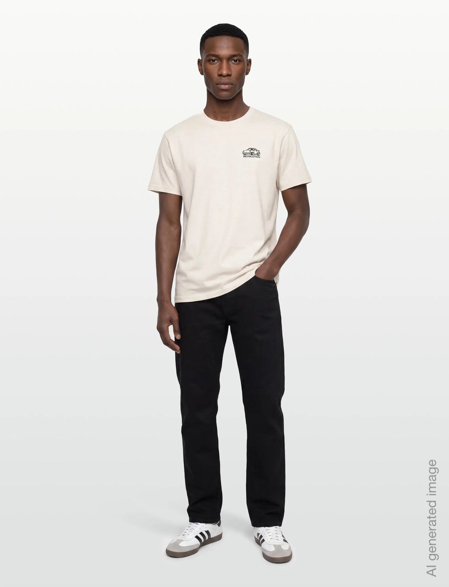 Revolution - Printed T-shirt - kortärmade t-shirts - offwhite - 0