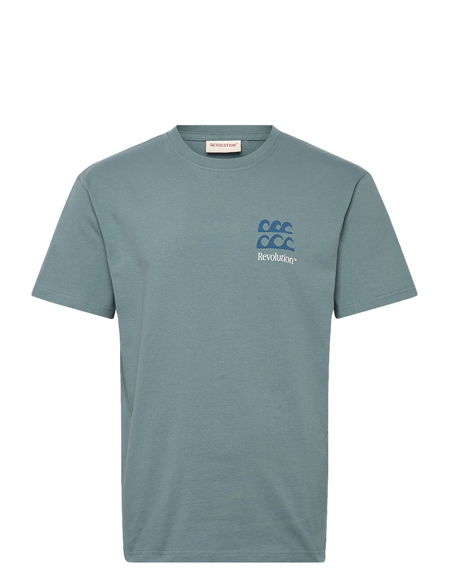 Revolution - Printed T-shirt - lyhythihaiset - blue - 1