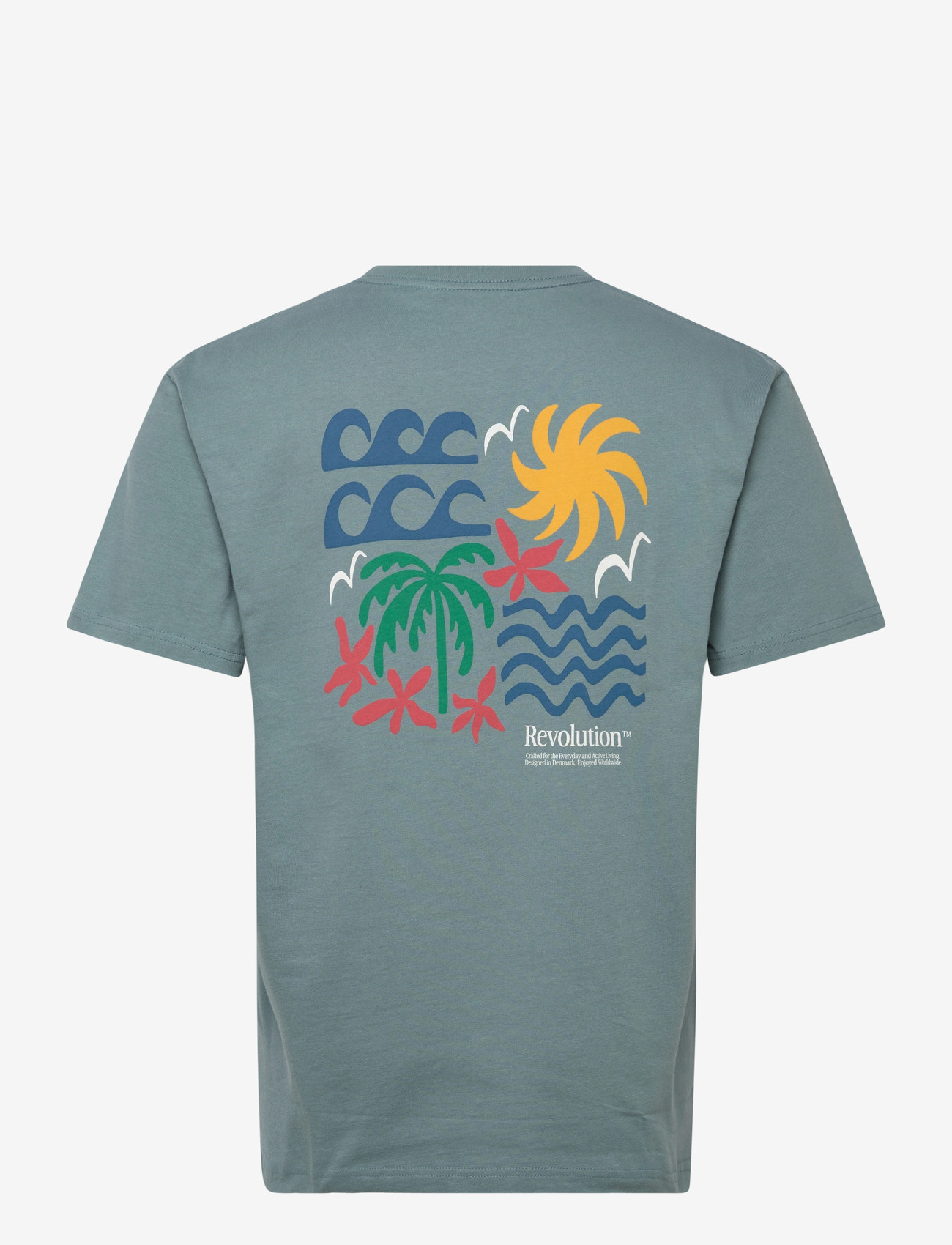 Revolution - Printed T-shirt - kurzärmelig - blue - 1