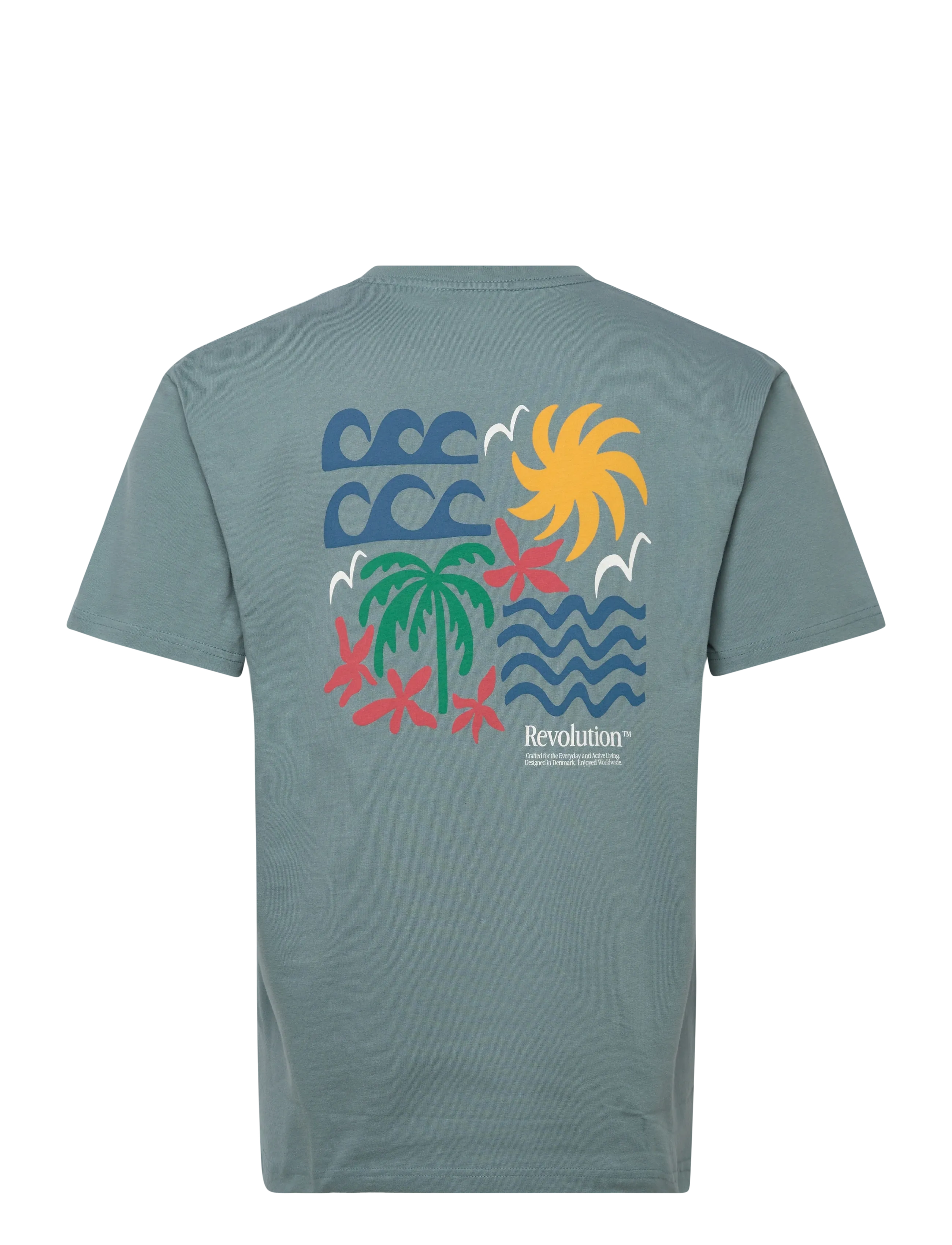 Revolution - Printed T-shirt - short-sleeved t-shirts - blue - 2