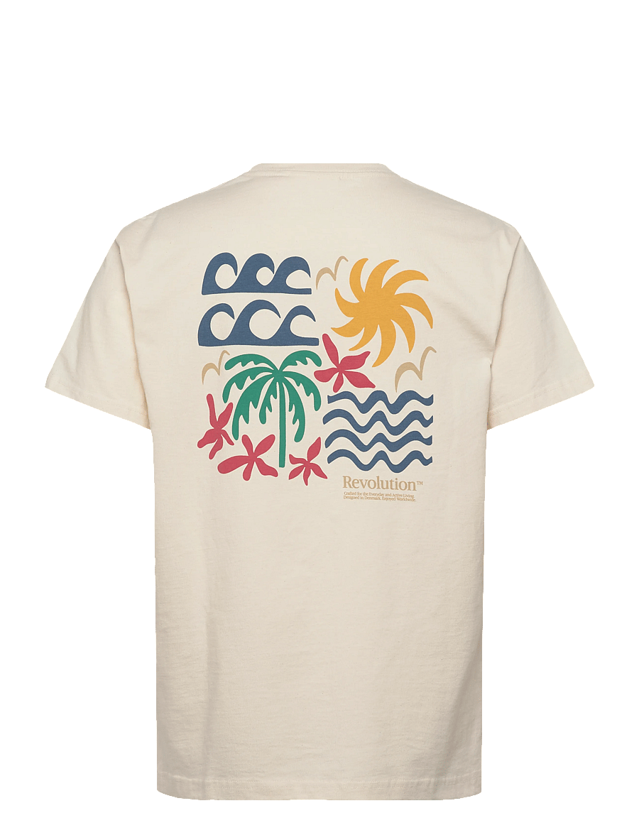 Revolution - Printed T-shirt - kortærmede t-shirts - offwhite - 2