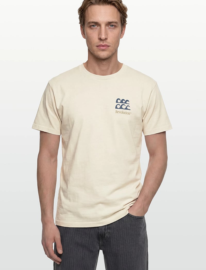 Revolution - Printed T-shirt - kortærmede t-shirts - offwhite - 3
