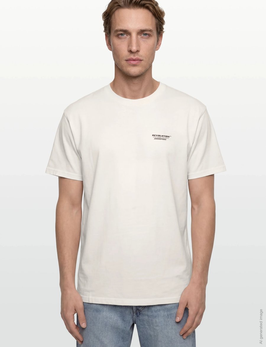 Revolution - Printed T-shirt - kurzärmelig - offwhite - 3