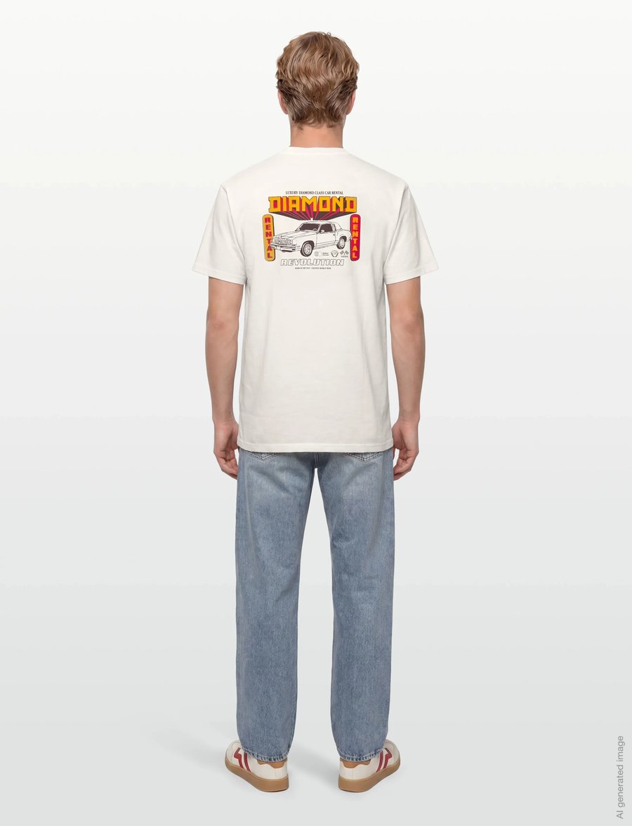 Revolution - Printed T-shirt - kurzärmelig - offwhite - 4