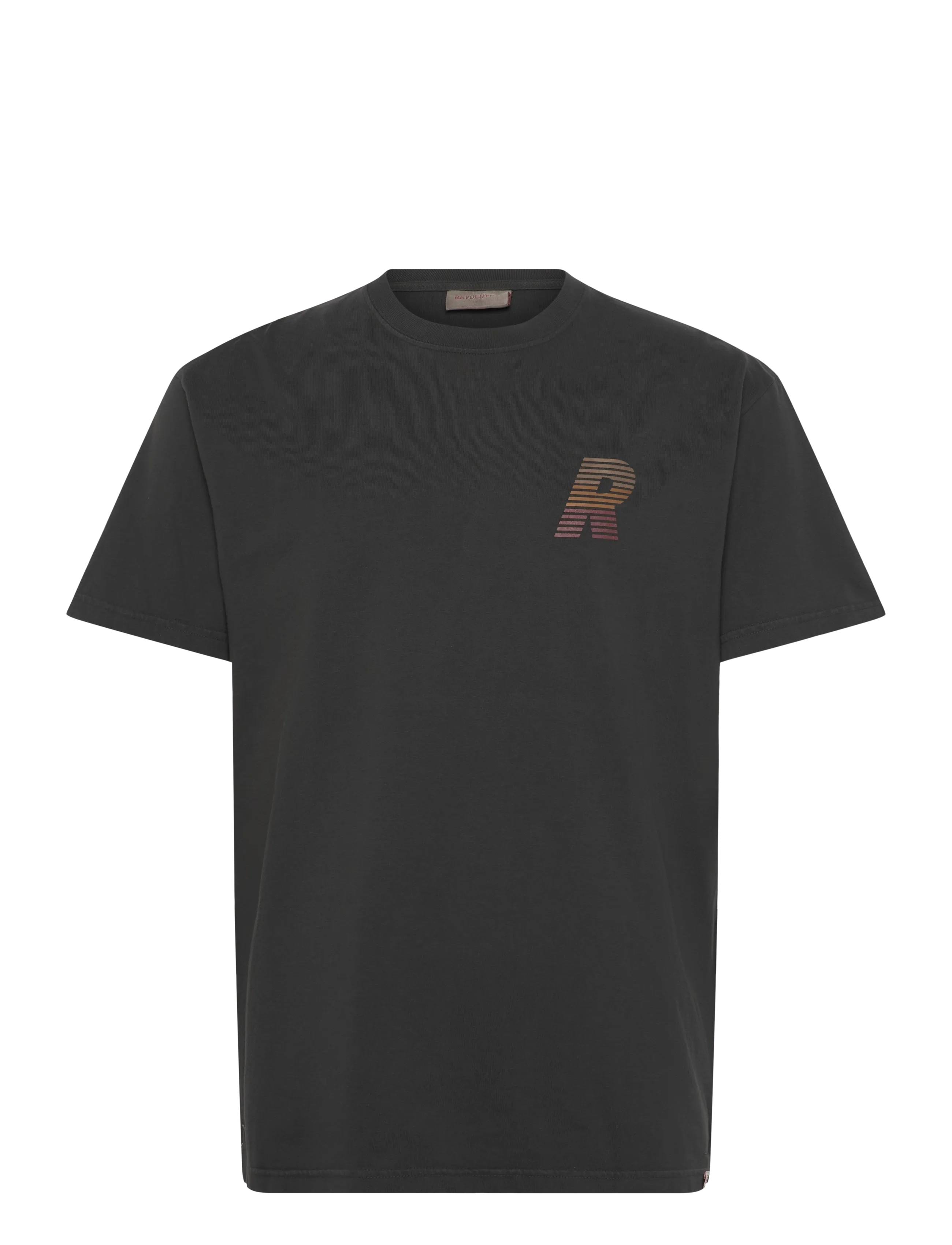 REVOLUTION Printed T-Shirt Schwarz - M - Herren