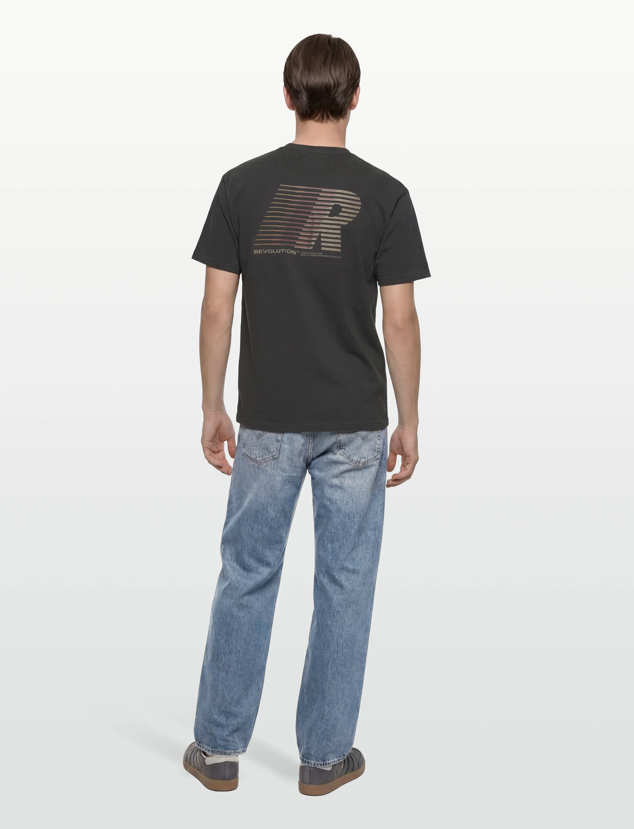 Revolution - Printed T-shirt - t-shirts - black - 4