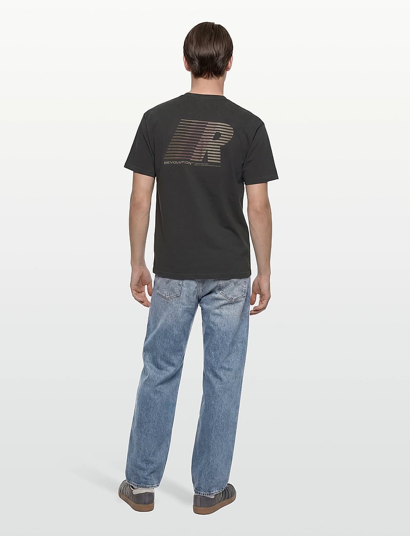 Revolution - Printed T-shirt - kortærmede t-shirts - black - 4