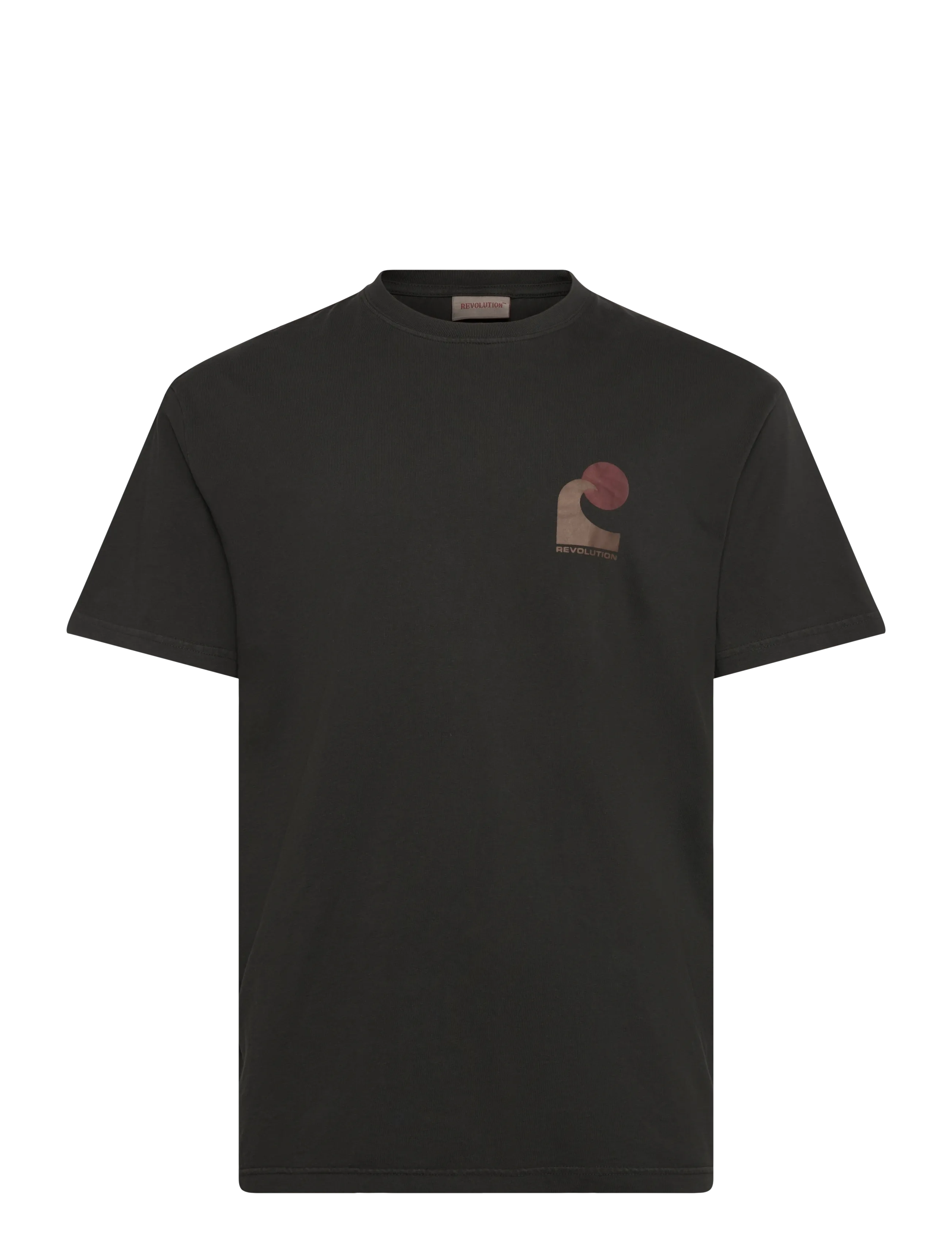 REVOLUTION Printed T-Shirt Schwarz - XL - Herren