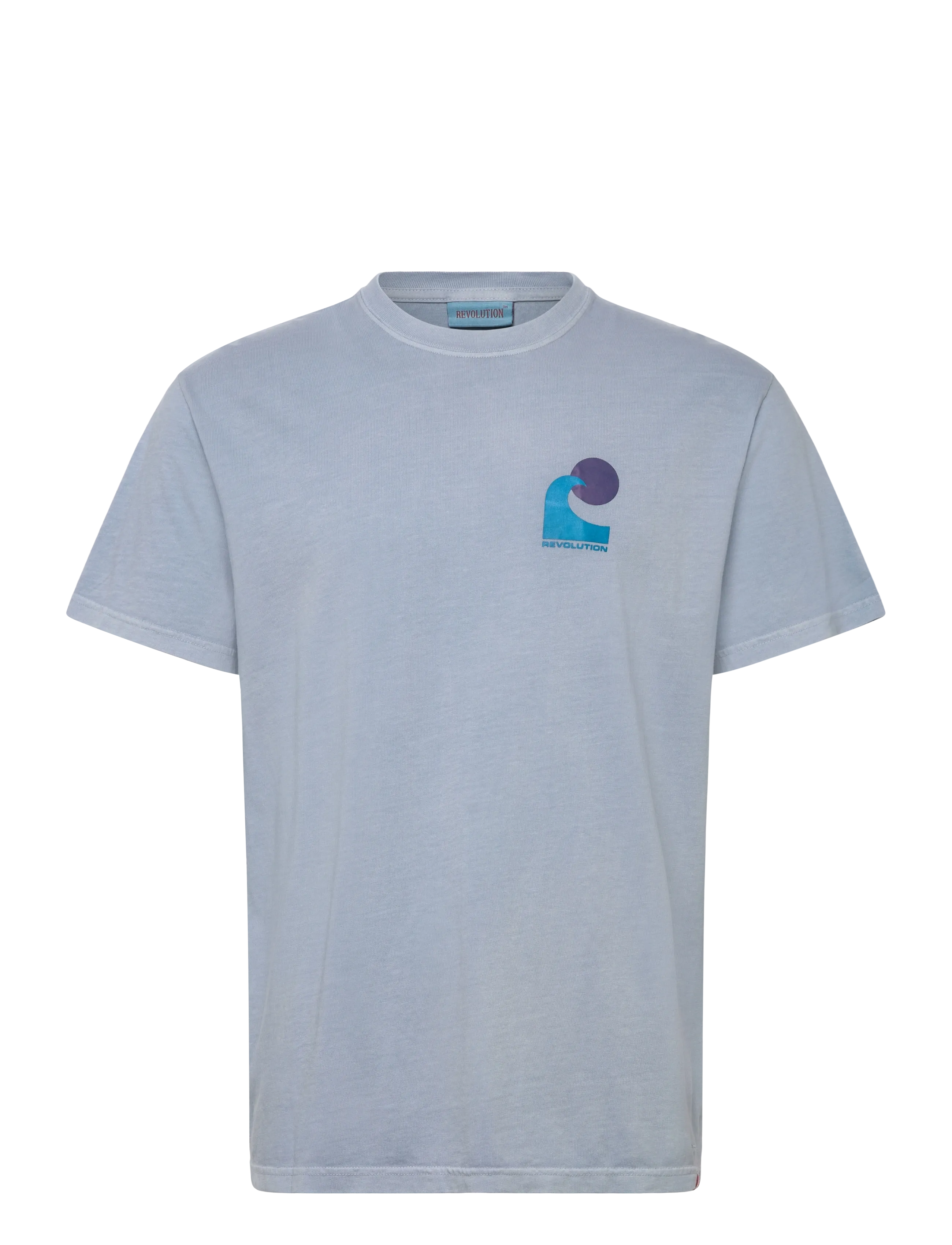 REVOLUTION Printed T-Shirt Blau - XL - Herren
